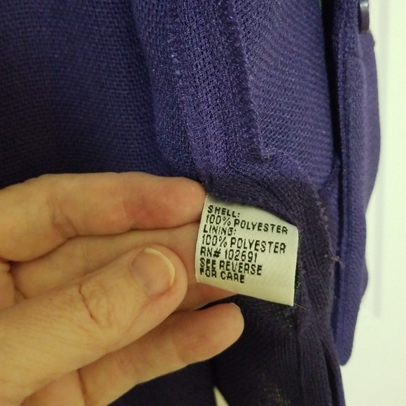 VINTAGE Donna Ricco 2 Piece Dress Suit - Picture 4 of 8